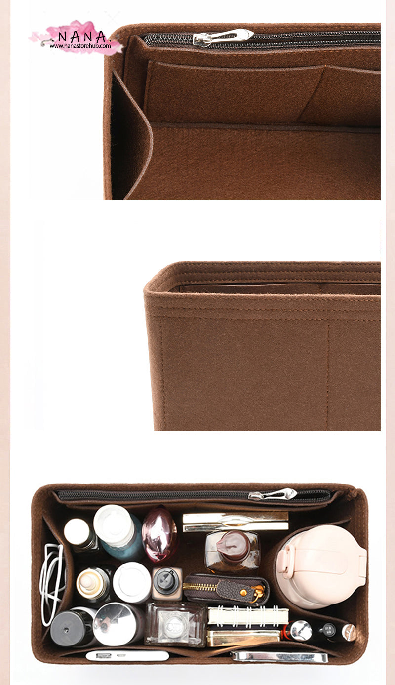 Premium Felt Handbag Shaper and Organizer - Custom Fit for Speedy Bag Pouch (Sizes 25, 30, 35) - Enhance Your Bag with Our Bag Liner, JD-1806