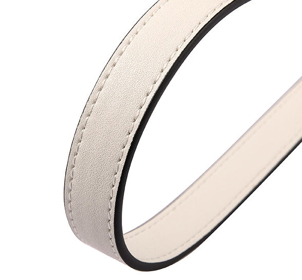 1.8cm Luxurious Full-Grain Leather Bag Strap: Smooth, High-Quality Leather Wrapping for Handbag Shoulder Straps - Perfect Replacement Handle, JD-2124 - Elevate Your Style with Premium Craftsmanship