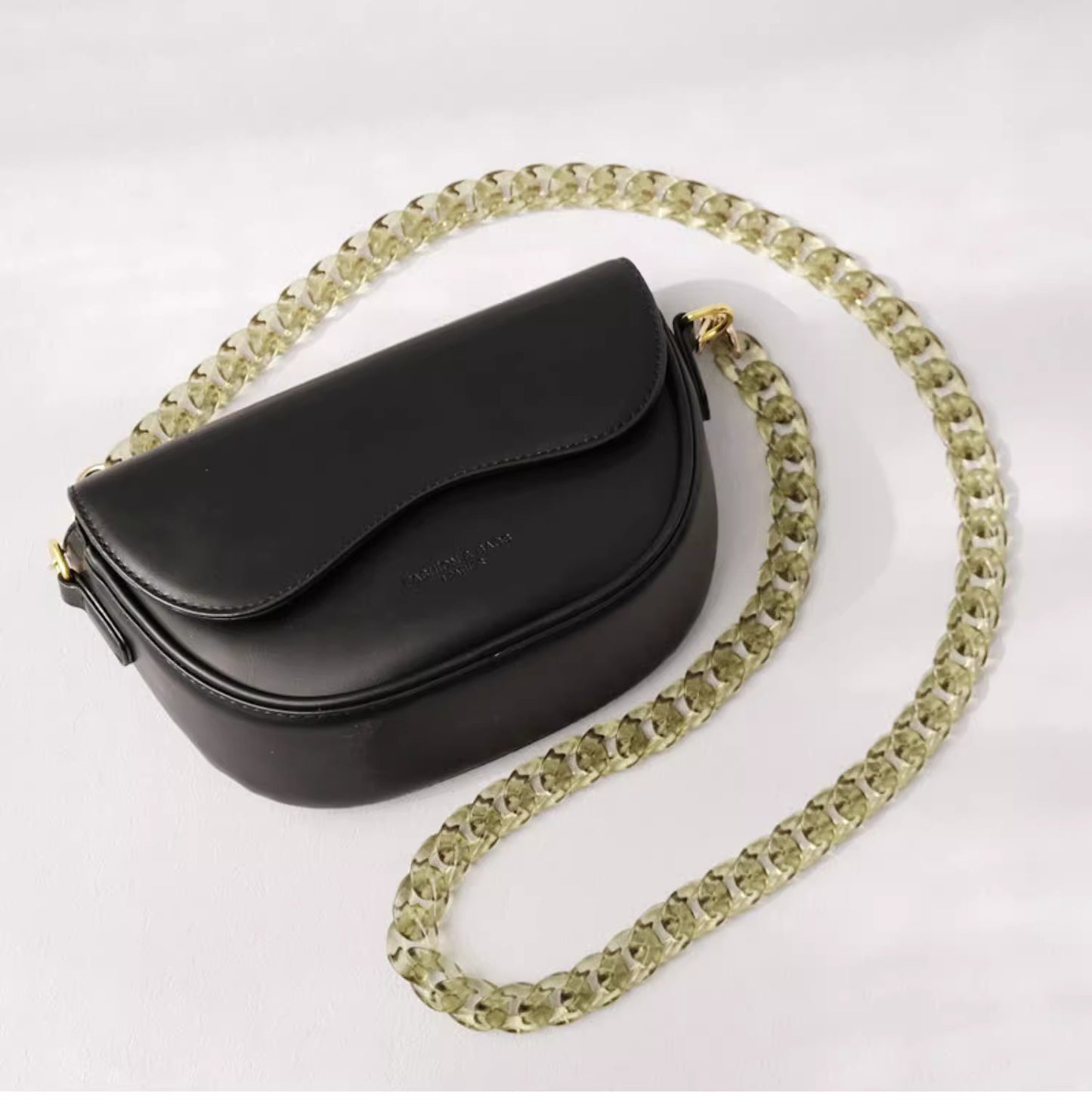 20X30MM Acrylic High Quality Purse Chain, Metal Shoulder Handbag Strap, Replacement Handle Chain, Metal Crossbody Bag Chain Strap LD-3546