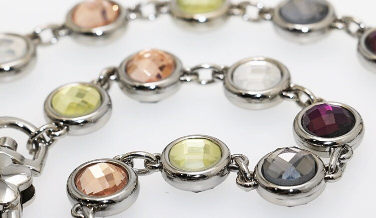 14MM Glass Drill High Quality Purse Chain,Alloy and Glass Drill, Metal Shoulder Handbag Strap,Bag Strap, Bag Accessories, Detachable,JD-147