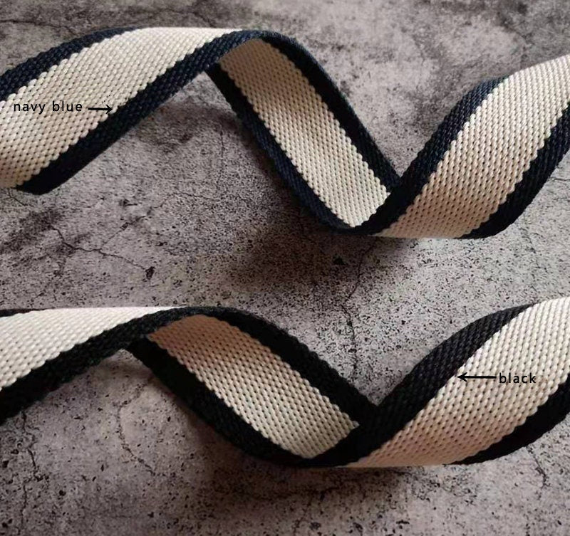 2 Color, 1 1/2 Inch Wide Cotton Polyester Jacquard embroidery Webbing For Bag handles ,Bag Strap For Tote Bag Upholstery Webbing ,JD-1864