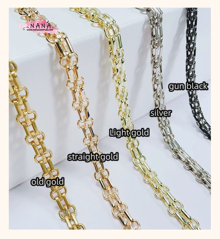 4 color,12mm High Quality Purse Chain Strap,Alloy and Iron,Metal Shoulder Handbag Strap,Purse Replacement Chains,bag accessories, JD-96