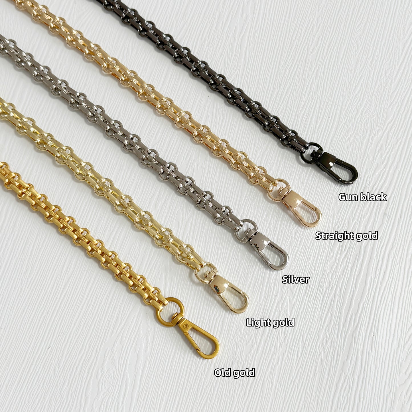 4 color,12mm High Quality Purse Chain Strap,Alloy and Iron,Metal Shoulder Handbag Strap,Purse Replacement Chains,bag accessories, JD-96