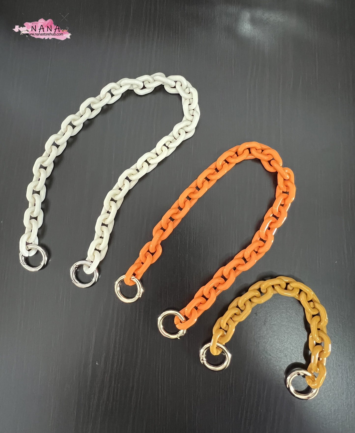 4/5 inch Acrylic High Quality Purse Chain, Metal Shoulder Handbag Strap, Replacement Handle Chain, Metal Crossbody Bag Chain Strap LD-1126