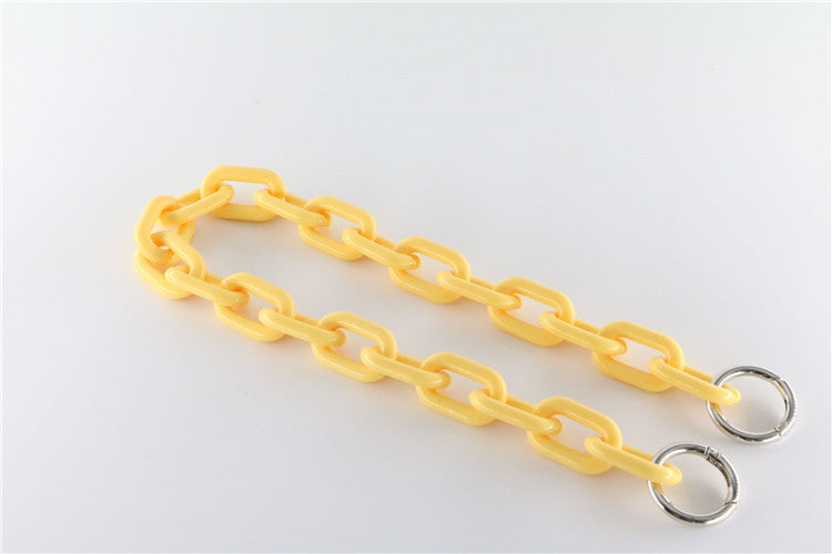 1 inch Acrylic High Quality Purse Chain, Metal Shoulder Handbag Strap, Replacement Handle Chain, Metal Crossbody Bag Chain Strap LD-1129