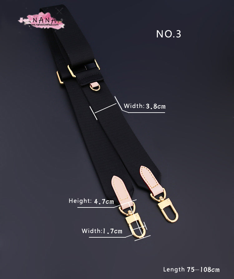 Quality Canvas & Leather Handbag Strap 1 1/2 inch, Replacement Handle, Durable Bag Accessories, JD-1151