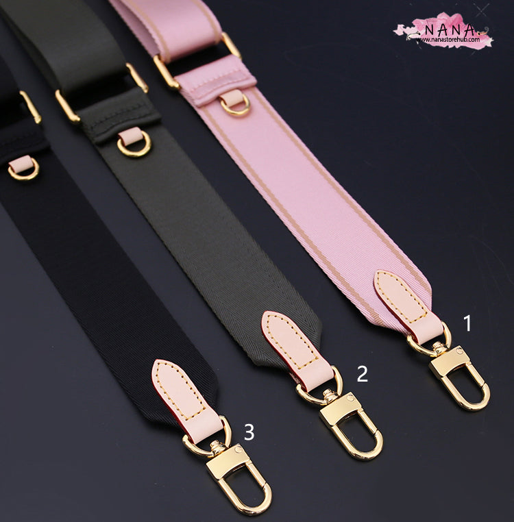 Quality Canvas & Leather Handbag Strap 1 1/2 inch, Replacement Handle, Durable Bag Accessories, JD-1151