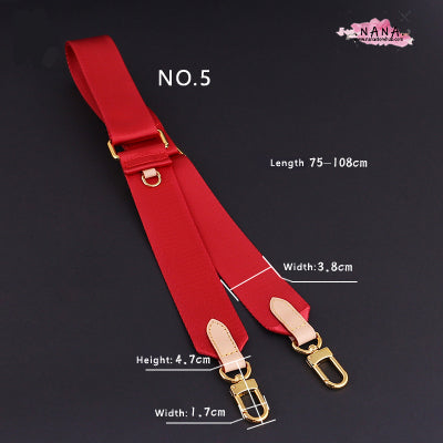 Quality Canvas & Leather Handbag Strap 1 1/2 inch, Replacement Handle, Durable Bag Accessories, JD-1151