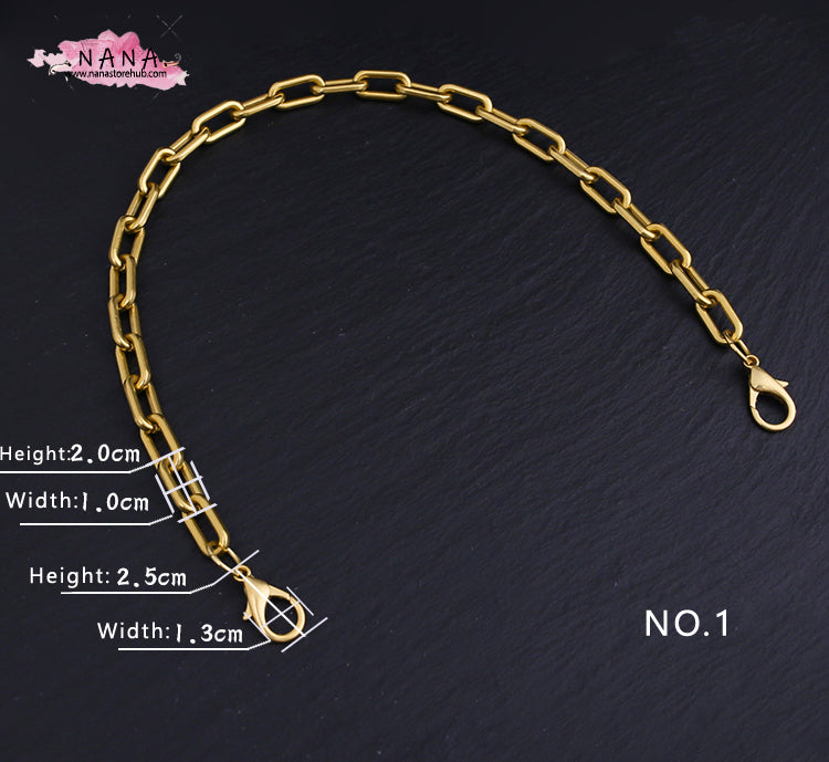 20mm Old gold High Quality Purse Chain Strap,Alloy and Iron, Metal Shoulder Handbag Strap,Purse Replacement Chains,bag accessories, JD-1319