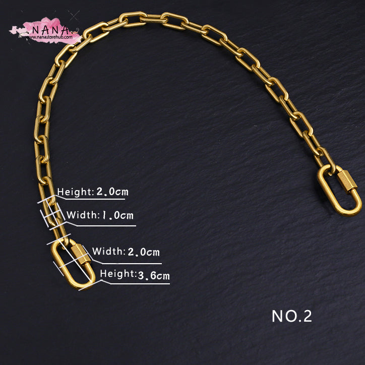 20mm Old gold High Quality Purse Chain Strap,Alloy and Iron, Metal Shoulder Handbag Strap,Purse Replacement Chains,bag accessories, JD-1319