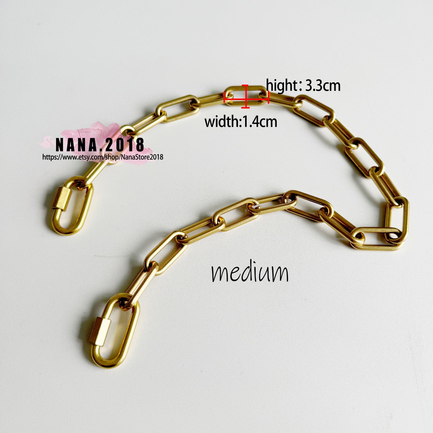 20mm Old gold High Quality Purse Chain Strap,Alloy and Iron, Metal Shoulder Handbag Strap,Purse Replacement Chains,bag accessories, JD-1319