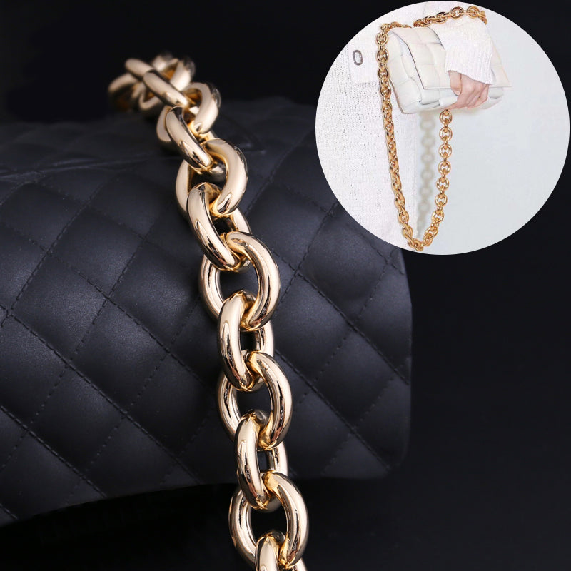 2 color,23 mm High Quality Purse Chain Strap,Alloy and Iron, Metal Shoulder Handbag Strap,Purse Replacement Chains,bag accessories, JD-1329