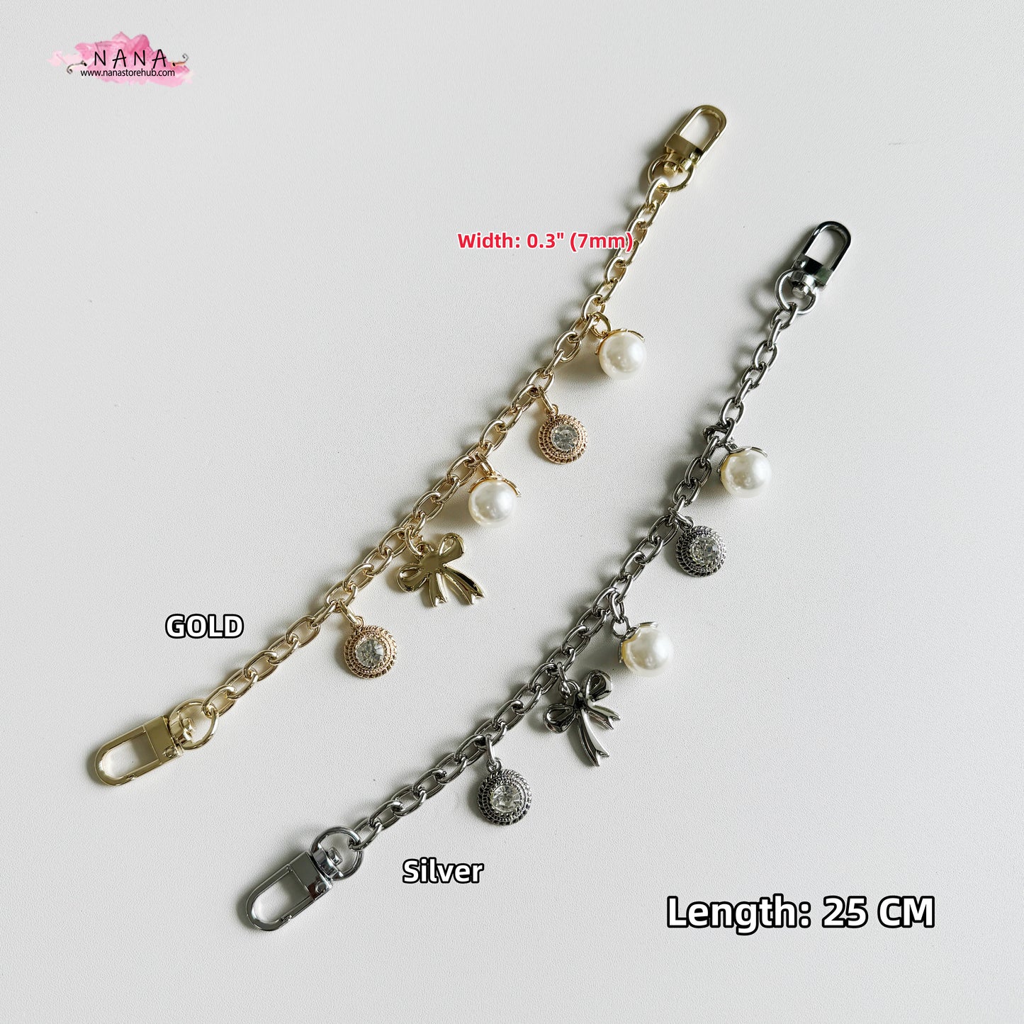 Glass Drill High Quality Purse Chain,Alloy and Glass Drill, Metal Shoulder Handbag Strap,Bag Strap, Bag Accessories, JD-1354