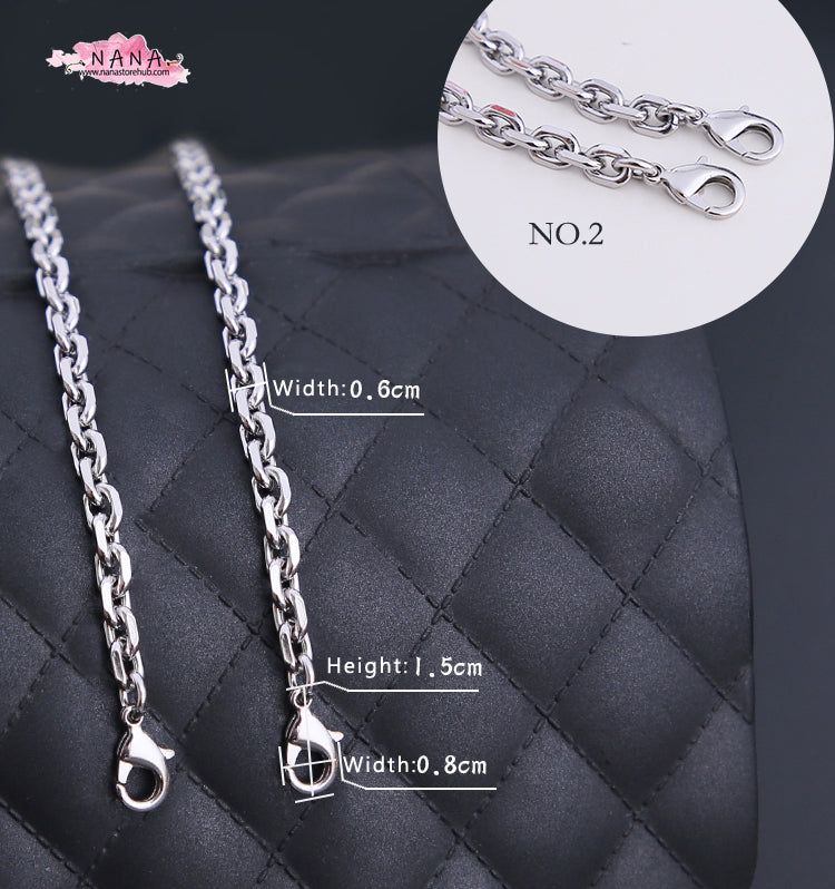 6mm High Quality Purse Chain Strap,Metal Shoulder Handbag Strap,Purse Replacement Chains,bag accessories, JD-1400