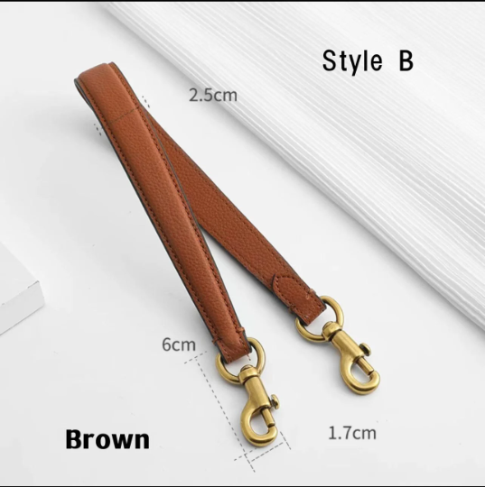 Deluxe Full Grain Leather Handle: Exquisite Leather Shoulder Handbag Strap Replacement. JD-1407 - Enhance your Accessories with the Ultimate Touch of Luxury