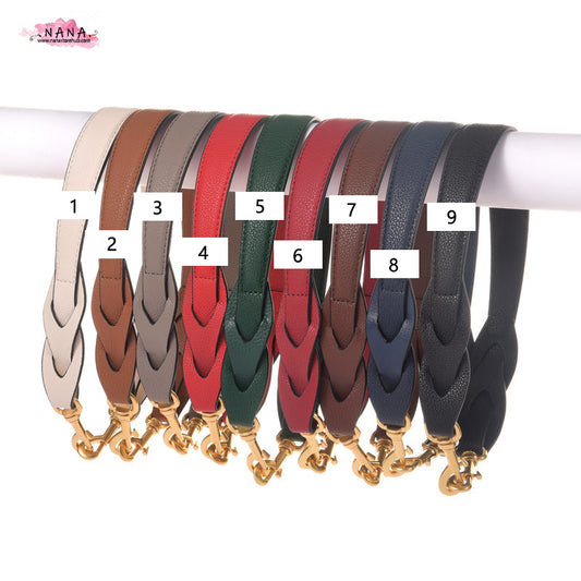 9 Color,1 inch Full grain leather High Quality  Wrapping, Leather Shoulder Handbag Strap, Replacement Handle , Bag Accessories, JD-1445