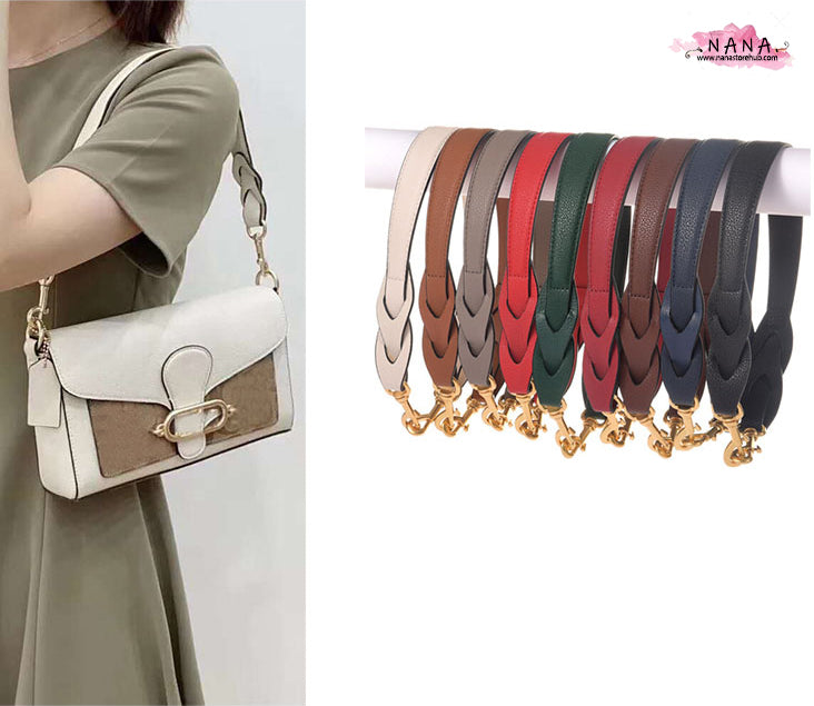 9 Color,1 inch Full grain leather High Quality  Wrapping, Leather Shoulder Handbag Strap, Replacement Handle , Bag Accessories, JD-1445