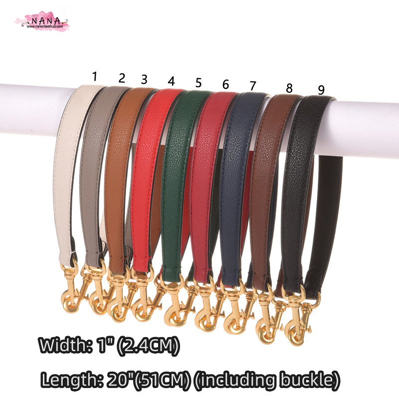 9 Color,1 inch Full grain leather High Quality  Wrapping, Leather Shoulder Handbag Strap, Replacement Handle , Bag Accessories, JD-1446