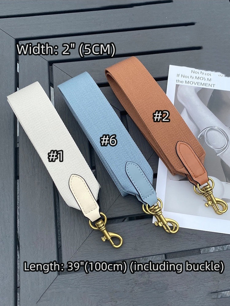 5CM Canvas Leather Bag Strap,High Quality Canvas Strap,Canvas Shoulder Handbag Strap, Replacement Handle ,Bag Accessories,JD-1462