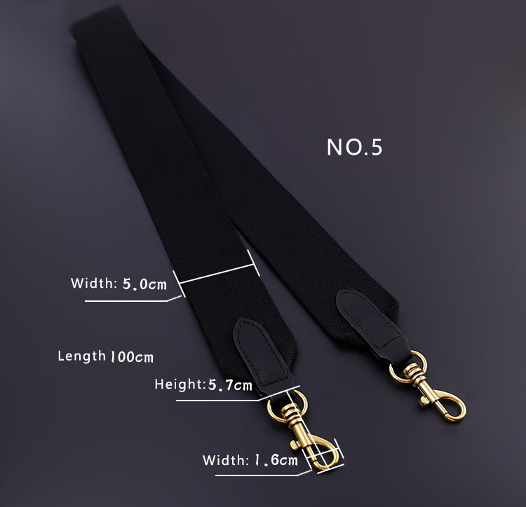 5CM Canvas Leather Bag Strap,High Quality Canvas Strap,Canvas Shoulder Handbag Strap, Replacement Handle ,Bag Accessories,JD-1462