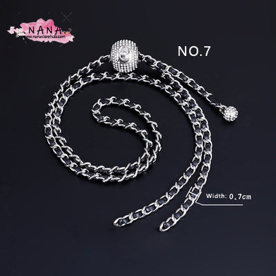 7mm High Quality Purse Chain Strap,Alloy and Iron, Metal Shoulder Handbag Strap,Purse Replacement Chains,bag accessories, JD-1562