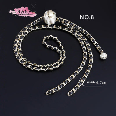 7mm High Quality Purse Chain Strap,Alloy and Iron, Metal Shoulder Handbag Strap,Purse Replacement Chains,bag accessories, JD-1562