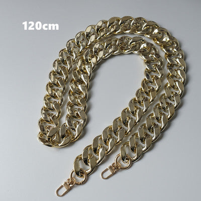 Acrylic High Quality Purse Chain, Metal Shoulder Handbag Strap, Replacement Handle Chain, Metal Crossbody Bag Chain Strap LD-1577