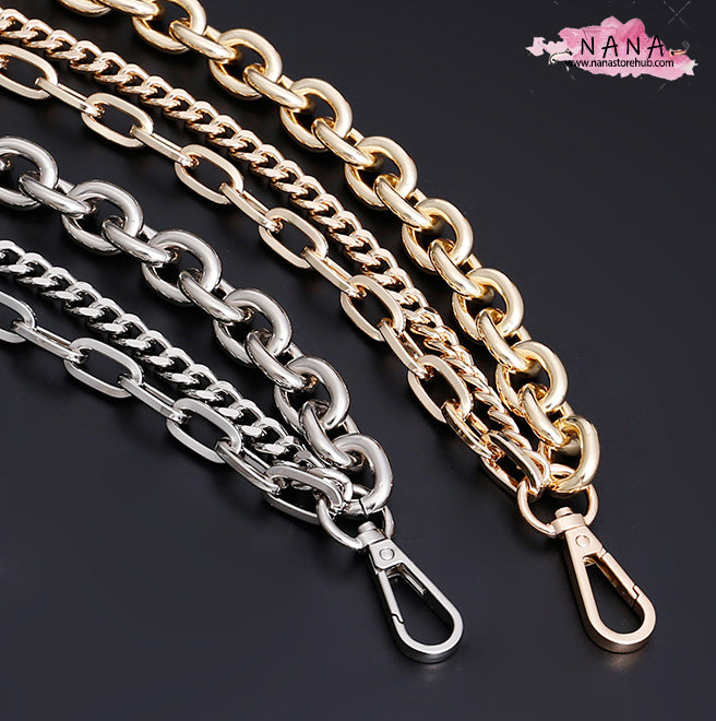 2 color,High Quality Purse Chain Strap,Alloy and Iron, Metal Shoulder Handbag Strap,Purse Replacement Chains,bag accessories, JD-1587