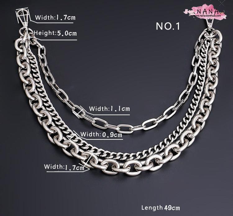 2 color,High Quality Purse Chain Strap,Alloy and Iron, Metal Shoulder Handbag Strap,Purse Replacement Chains,bag accessories, JD-1587