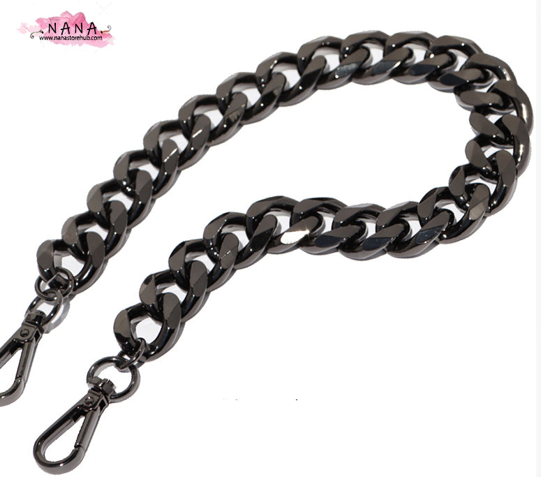 3 Color ,22mm High Quality Purse Chain Strap,Alloy and Iron,Metal Shoulder Handbag Strap,Purse Replacement Chains,bag accessories, JD-1598