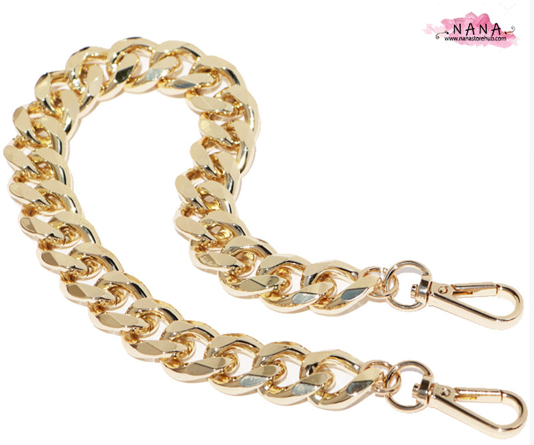 3 Color ,22mm High Quality Purse Chain Strap,Alloy and Iron,Metal Shoulder Handbag Strap,Purse Replacement Chains,bag accessories, JD-1598