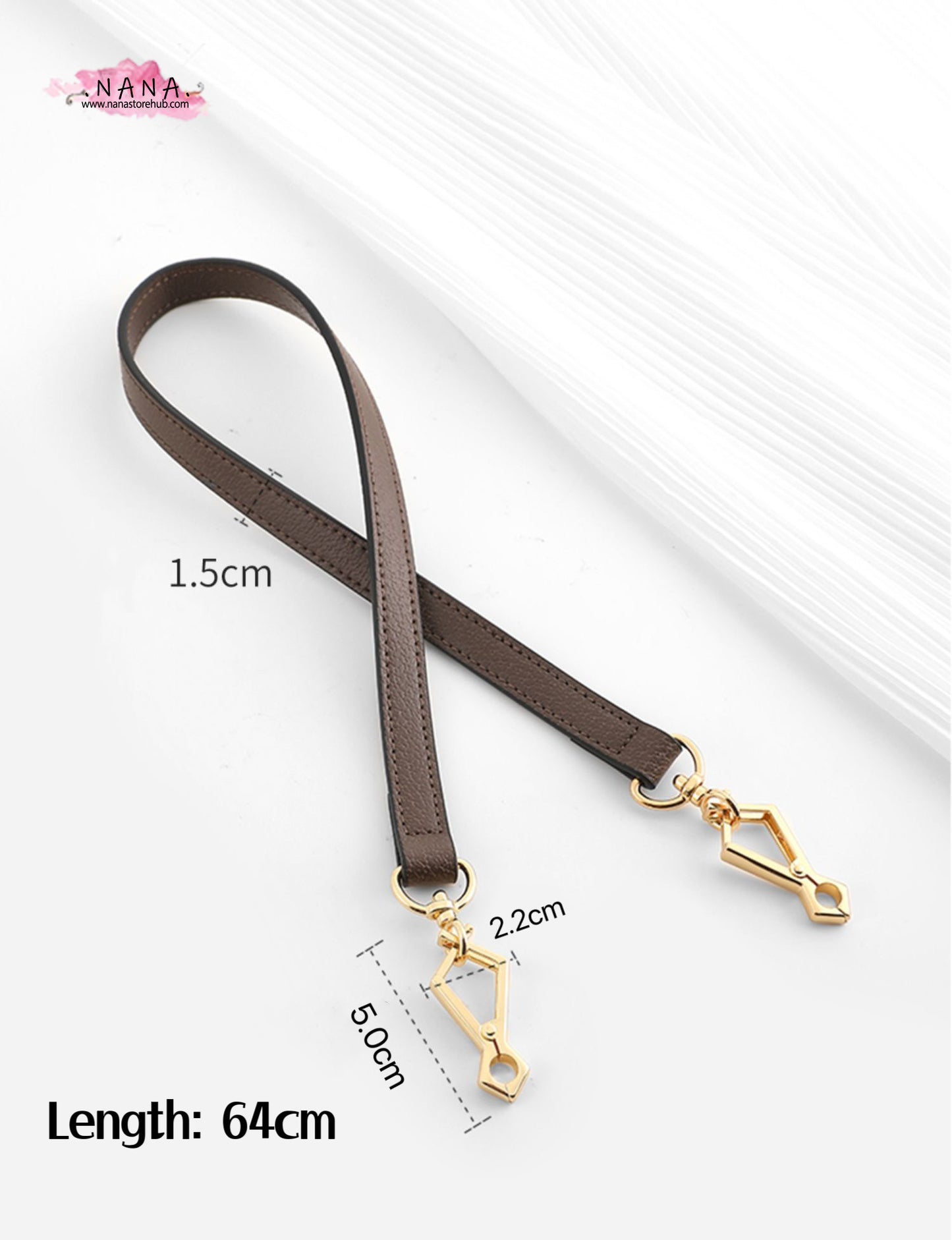 High Quality Leather Wrapping, Leather Shoulder Handbag Strap, Replacement Handle , Bag Accessories, JD-1722