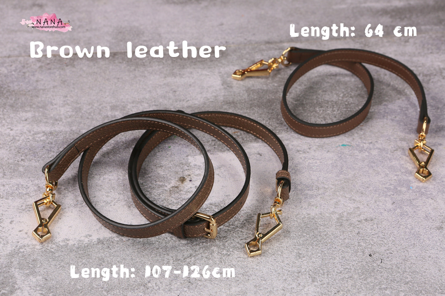 High Quality Leather Wrapping, Leather Shoulder Handbag Strap, Replacement Handle , Bag Accessories, JD-1722