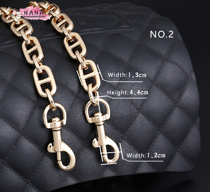 13mm High Quality Purse Chain Strap,Alloy and Iron, Metal Shoulder Handbag Strap,Purse Replacement Chains,bag accessories, JD-1724