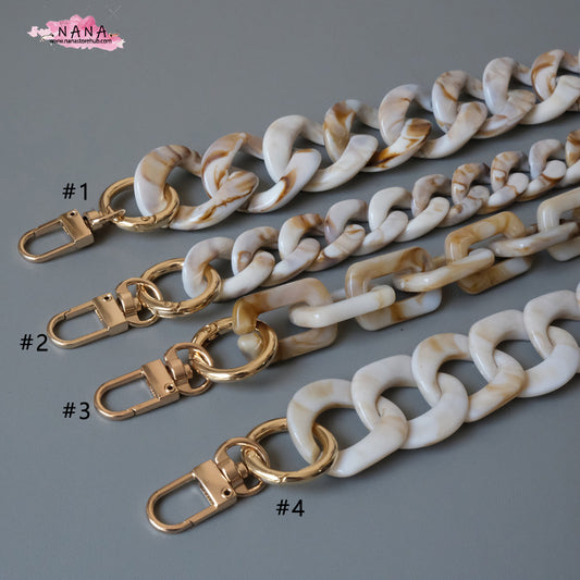 Acrylic High Quality Purse Chain - Stylish Metal Shoulder Handbag Strap and Replacement Handle Chain - LD-1764