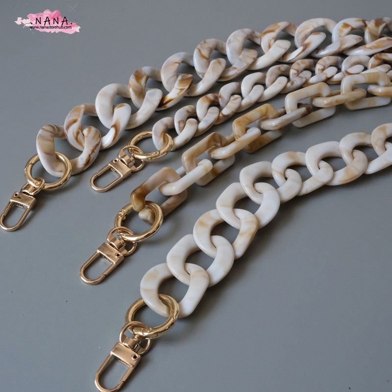 Acrylic High Quality Purse Chain - Stylish Metal Shoulder Handbag Strap and Replacement Handle Chain - LD-1764