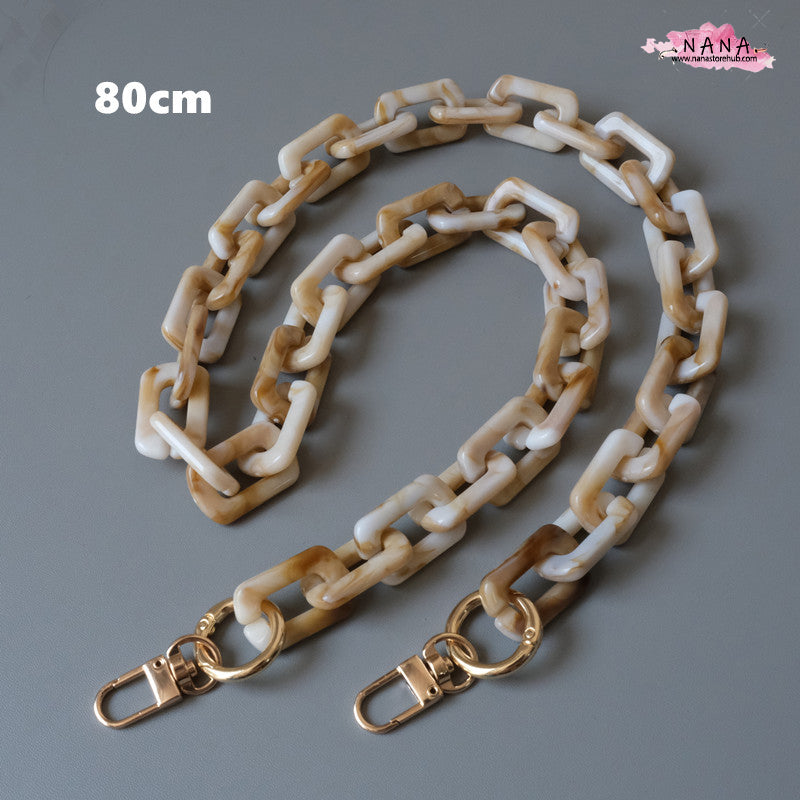 Acrylic High Quality Purse Chain - Stylish Metal Shoulder Handbag Strap and Replacement Handle Chain - LD-1764