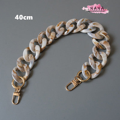 Acrylic High Quality Purse Chain - Stylish Metal Shoulder Handbag Strap and Replacement Handle Chain - LD-1764