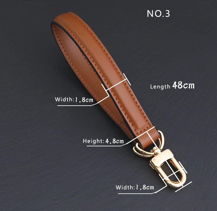 18mm Full Grain Leather Bag Strap,High Quality Leather Wrapping, Leather Shoulder Handbag Strap,Replacement Handle,Bag Accessories,JD-1788