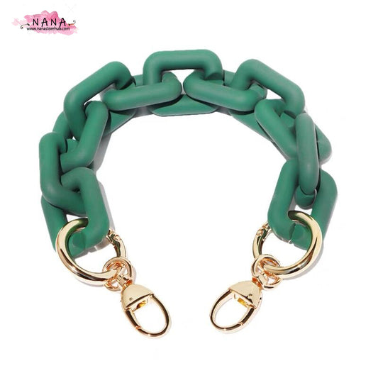 32mm Acrylic High Quality Purse Chain, Metal Shoulder Handbag Strap, Replacement Handle Chain, Metal Crossbody Bag Chain Strap LD-1795