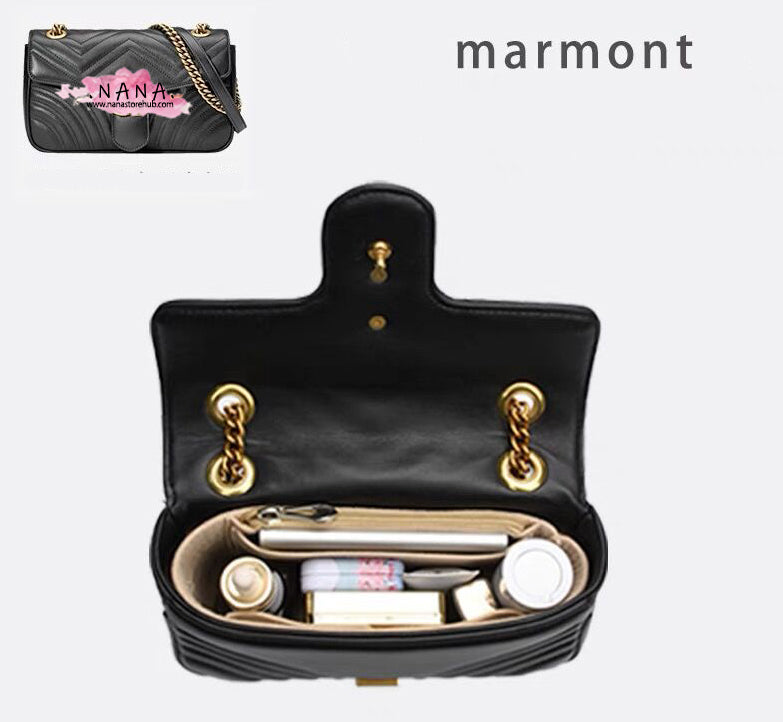 Premium Felt Handbag Shaper for "Marmont Bag" - Versatile Bag Liner and Organizer - 4 Sizes Available, JD-1828