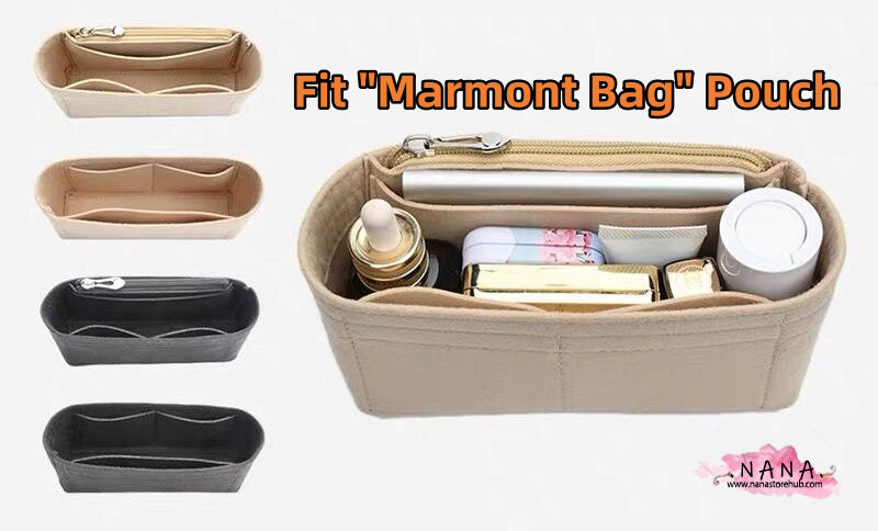 Premium Felt Handbag Shaper for "Marmont Bag" - Versatile Bag Liner and Organizer - 4 Sizes Available, JD-1828