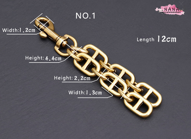 13mm Old gold High Quality Purse Extension Chain, Metal Shoulder Extension Handbag Strap,Bag Strap, Bag Accessories, JD-1850