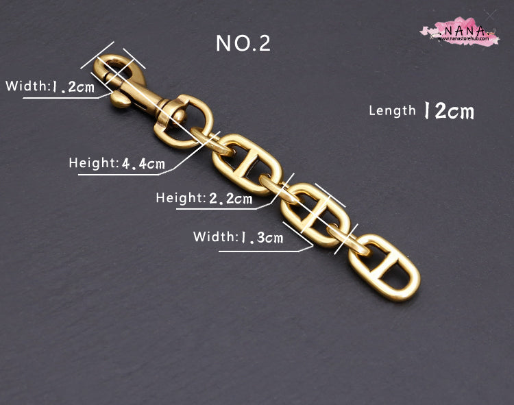 13mm Old gold High Quality Purse Extension Chain, Metal Shoulder Extension Handbag Strap,Bag Strap, Bag Accessories, JD-1850