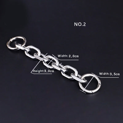 20mm High Quality Purse Extension Chain,Alloy and Pearl, Metal Shoulder Extension Handbag Strap,Bag Strap, Bag Accessories, JD-1852