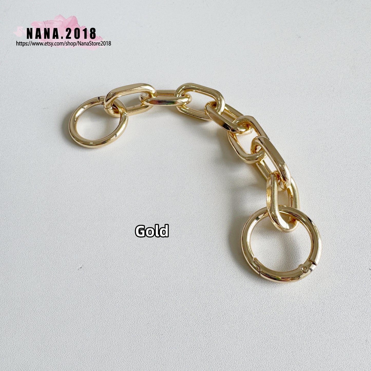 20mm High Quality Purse Extension Chain,Alloy and Pearl, Metal Shoulder Extension Handbag Strap,Bag Strap, Bag Accessories, JD-1852