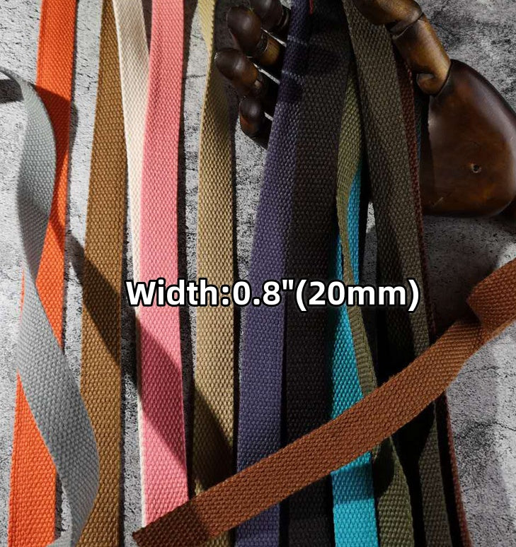 33 Color, 4/5 Inch Cotton Webbing  Heavy Duty Bag handles, bag strap for tote bag Upholstery Webbing ,JD-1890-A