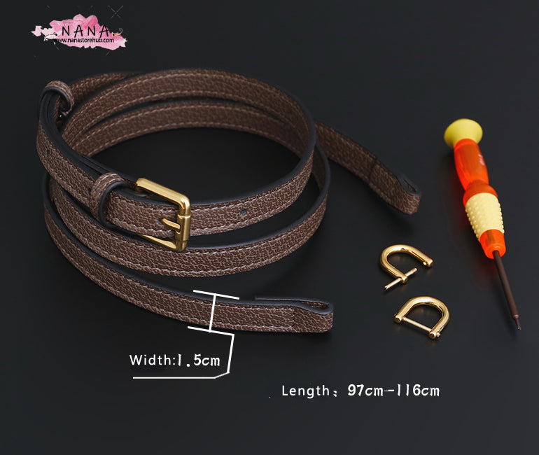 High Quality Leather Wrapping, Leather Shoulder Handbag Strap, Replacement Handle , Bag Accessories, JD-1981