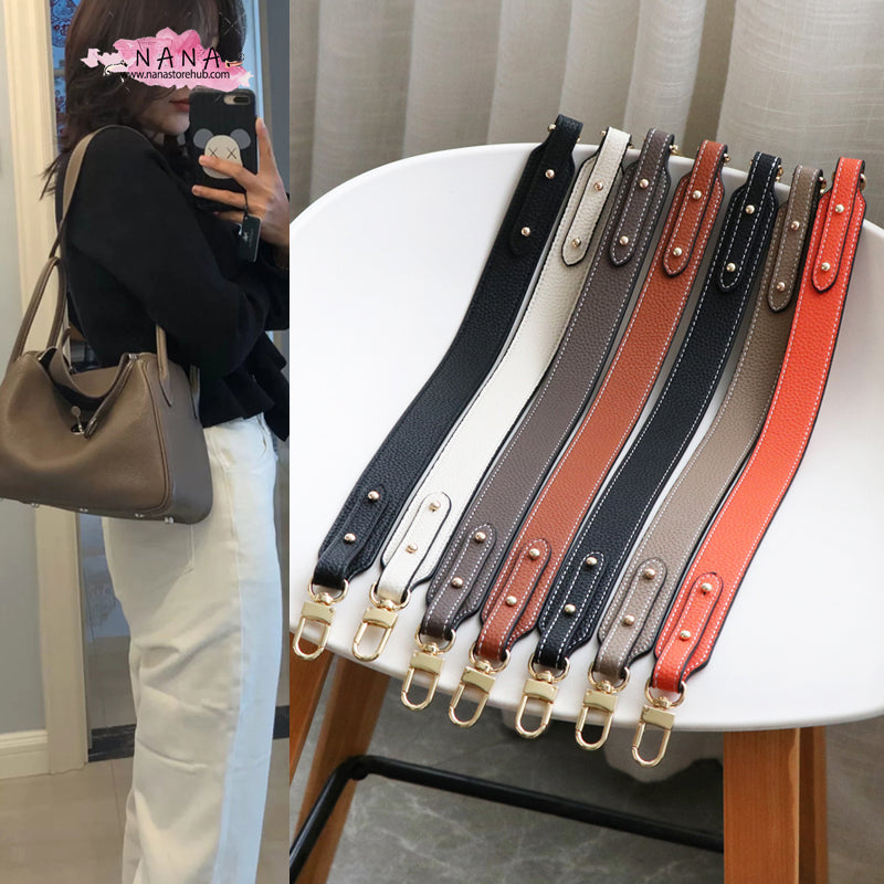 High Quality Cow Leather Wrapping, Caviar Cow Leather Shoulder Handbag Strap, Replacement Handle , Bag Accessories, JD-2013