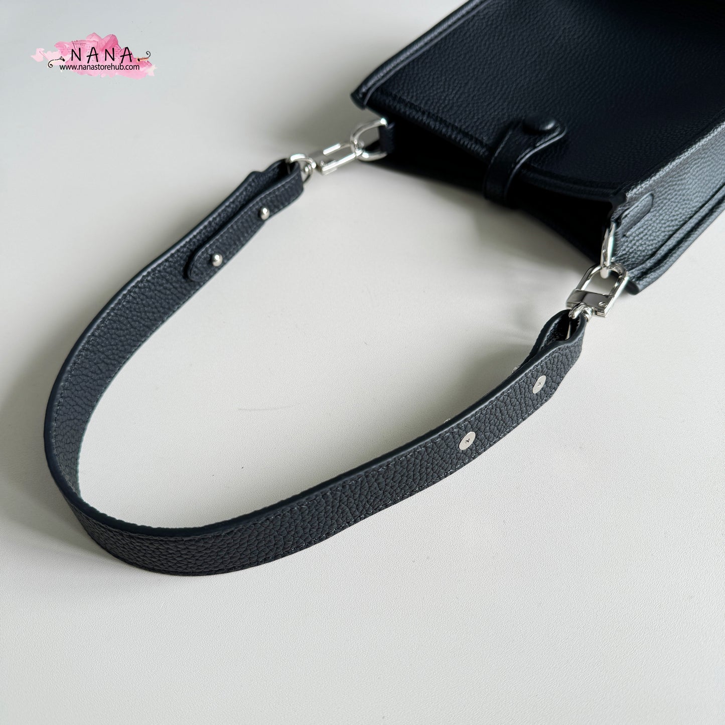 High Quality Cow Leather Wrapping, Caviar Cow Leather Shoulder Handbag Strap, Replacement Handle , Bag Accessories, JD-2013